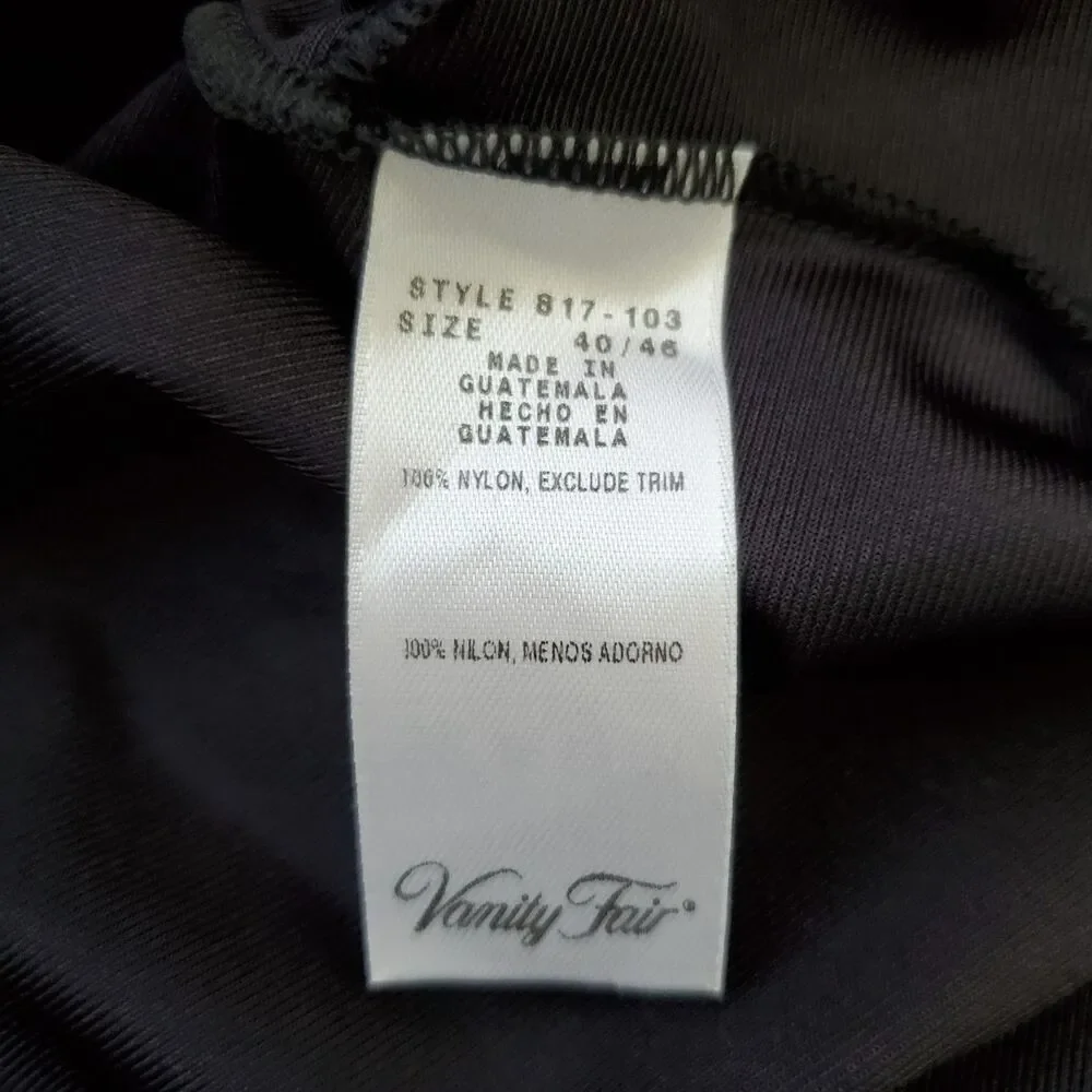 Vintage Vanity Fair Black Slip Camisole - Picture 6 of 6